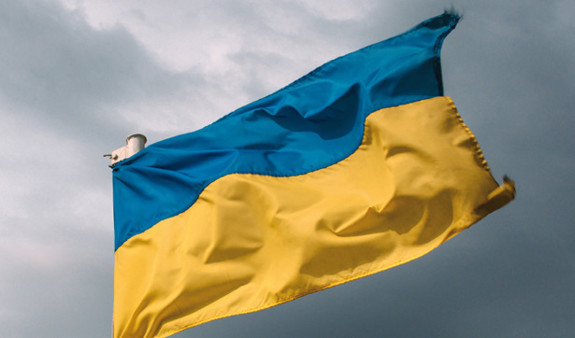 Ukrainische Nationalflagge 